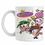 Casa si Gradina - Bucatarie si vesela - Cani si pahare - Cani si cesti - Cana Fairly Odd Parents Team Timmy Wanda Cosmo Nasii mei Vrajitori CoolTrend, alba, 330ml - Infinity.ro