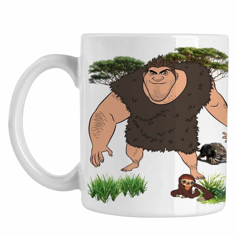 Casa si Gradina - Bucatarie si vesela - Cani si pahare - Cani si cesti - Cana The Croods Grug Tata Desene Animate Epoca de Piatra CoolTrend, alba, 330ml - Infinity.ro