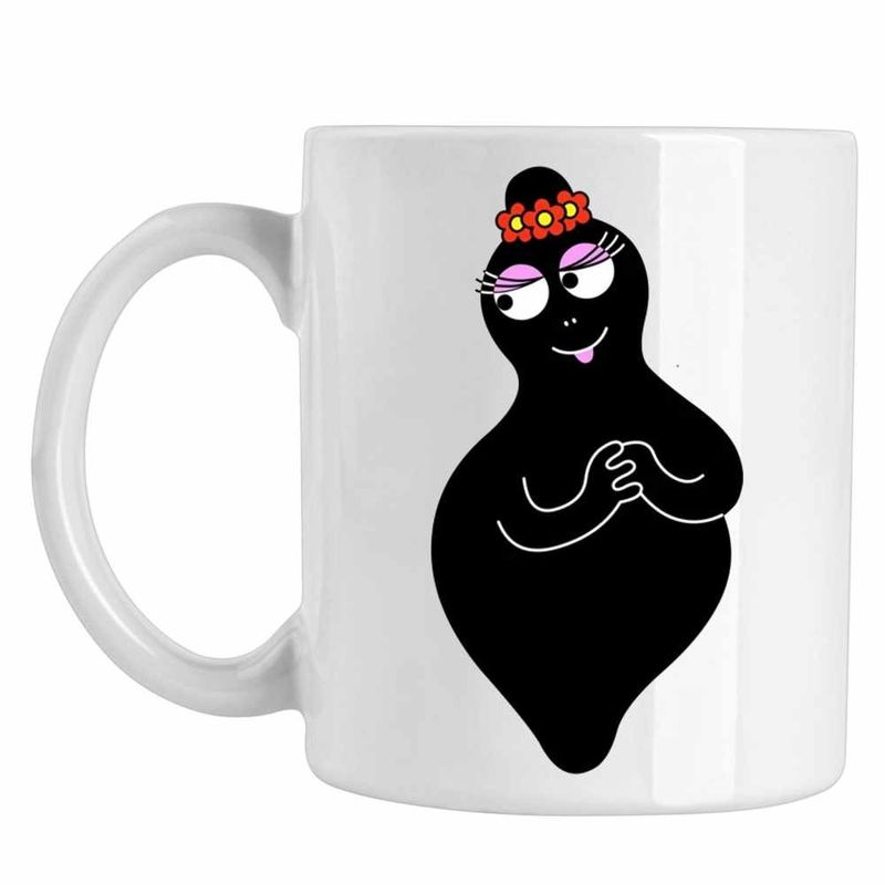 Casa si Gradina - Bucatarie si vesela - Cani si pahare - Cani si cesti - Cana Barbamama Barbapapa, CoolTrend, alba, 330ml - Infinity.ro