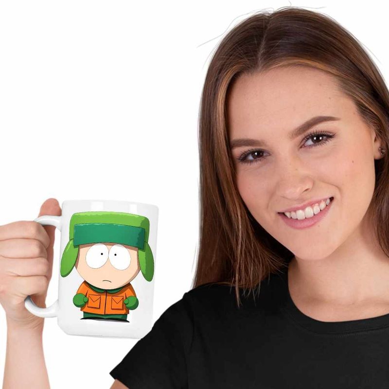 Casa si Gradina - Bucatarie si vesela - Cani si pahare - Cani si cesti - Cana South Park Kyle Broflovski, CoolTrend, alba, 330ml - Infinity.ro