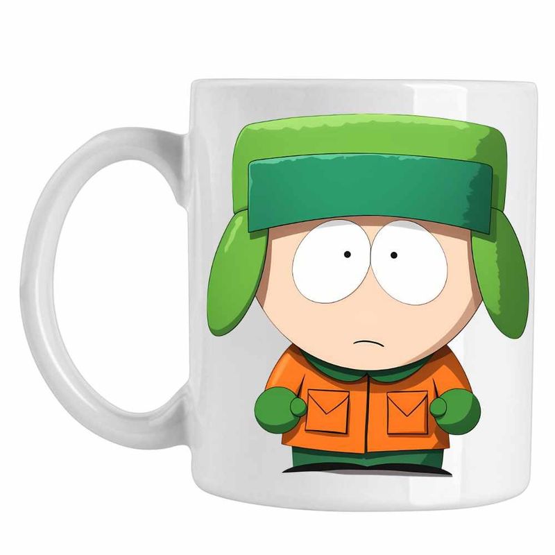 Casa si Gradina - Bucatarie si vesela - Cani si pahare - Cani si cesti - Cana South Park Kyle Broflovski, CoolTrend, alba, 330ml - Infinity.ro