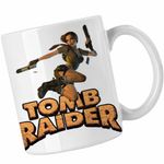 Casa si Gradina - Bucatarie si vesela - Cani si pahare - Cani si cesti - Cana Tomb Raider Legenda Lara Croft Jungla Amazon CoolTrend, alba, 330ml - Infinity.ro