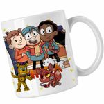 Casa si Gradina - Bucatarie si vesela - Cani si pahare - Cani si cesti - Cana Hilda Dream Team Prieteni Frida David, alba, 330ml - Infinity.ro