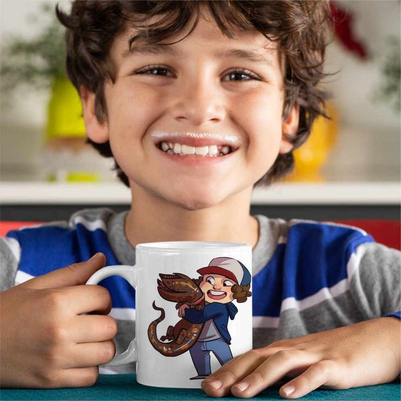Casa si Gradina - Bucatarie si vesela - Cani si pahare - Cani si cesti - Cana Stranger Things David Henderson Demogorgon Chibi CoolTrend, alba, 330ml - Infinity.ro