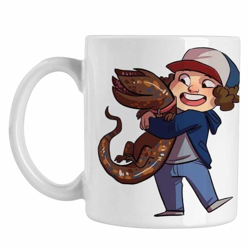 Casa si Gradina - Bucatarie si vesela - Cani si pahare - Cani si cesti - Cana Stranger Things David Henderson Demogorgon Chibi CoolTrend, alba, 330ml - Infinity.ro