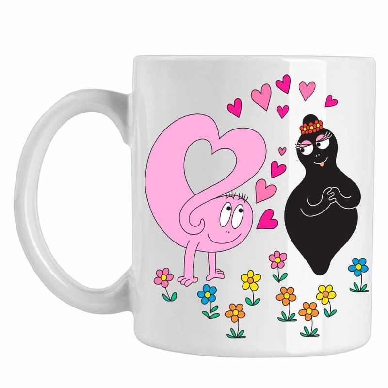 Casa si Gradina - Bucatarie si vesela - Cani si pahare - Cani si cesti - Cana Barbapapa Barbamama Love, CoolTrend, alba, 330ml - Infinity.ro