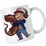 Casa si Gradina - Bucatarie si vesela - Cani si pahare - Cani si cesti - Cana Stranger Things David Henderson Demogorgon Chibi CoolTrend, alba, 330ml - Infinity.ro