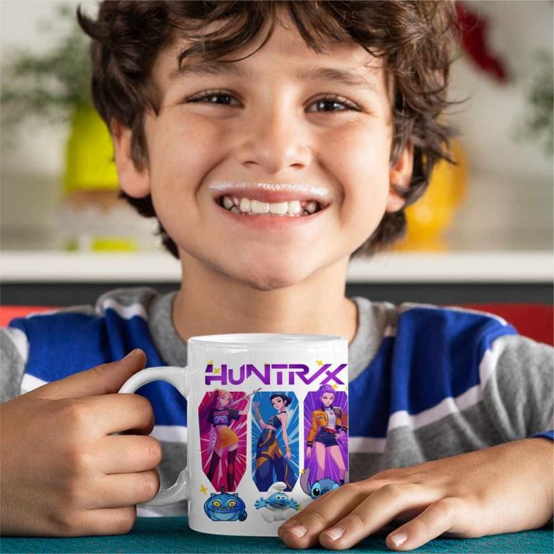Casa si Gradina - Bucatarie si vesela - Cani si pahare - Cani si cesti - Cana Huntrix Kpop Hunters CoolTrend, alba, 330ml - Infinity.ro
