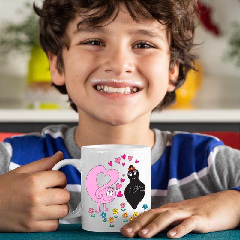 Casa si Gradina - Bucatarie si vesela - Cani si pahare - Cani si cesti - Cana Barbapapa Barbamama Love, CoolTrend, alba, 330ml - Infinity.ro