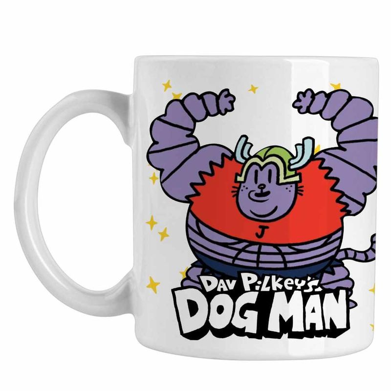 Casa si Gradina - Bucatarie si vesela - Cani si pahare - Cani si cesti - Cana Dog Man Big Jim Captain Underpants Chilot CoolTrend, alba, 330ml - Infinity.ro