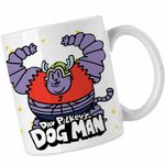 Casa si Gradina - Bucatarie si vesela - Cani si pahare - Cani si cesti - Cana Dog Man Big Jim Captain Underpants Chilot CoolTrend, alba, 330ml - Infinity.ro