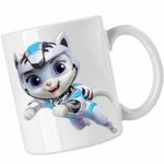 Casa si Gradina - Bucatarie si vesela - Cani si pahare - Cani si cesti - Cana Paw Patrol Cat Pack Rory Patrula Catelusilor, CoolTrend, alba, 330ml - Infinity.ro