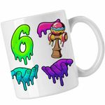 Casa si Gradina - Bucatarie si vesela - Cani si pahare - Cani si cesti - Cana Kendama Six Seven Topit Sase Sapte CoolTrend, alba, 330ml - Infinity.ro