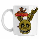 Casa si Gradina - Bucatarie si vesela - Cani si pahare - Cani si cesti - Cana Fnaf Spring Bonnie Five Nights at Freddy Horror Halloween CoolTrend, alba, 330ml - Infinity.ro