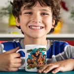 Casa si Gradina - Bucatarie si vesela - Cani si pahare - Cani si cesti - Cana The Croods Aventuri Epoca de Piatra Familia Crood CoolTrend, alba, 330ml - Infinity.ro