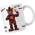 Casa si Gradina - Bucatarie si vesela - Cani si pahare - Cani si cesti - Cana Fnaf Freddy Kendama Five Nights at Freddy Horror Halloween CoolTrend, alba, 330ml - Infinity.ro