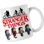 Casa si Gradina - Bucatarie si vesela - Cani si pahare - Cani si cesti - Cana Stranger Things in Roblox Minecraft Abis CoolTrend, alba, 330ml - Infinity.ro