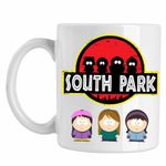 Casa si Gradina - Bucatarie si vesela - Cani si pahare - Cani si cesti - Cana South Park Jurassic Dinozauri T-Rex, CoolTrend, alba, 330ml - Infinity.ro