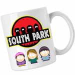 Casa si Gradina - Bucatarie si vesela - Cani si pahare - Cani si cesti - Cana South Park Jurassic Dinozauri T-Rex, CoolTrend, alba, 330ml - Infinity.ro