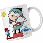 Casa si Gradina - Bucatarie si vesela - Cani si pahare - Cani si cesti - Cana Hilda Casa Padure Pisica Twig Vulpe, alba, 330ml - Infinity.ro