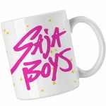 Casa si Gradina - Bucatarie si vesela - Cani si pahare - Cani si cesti - Cana Huntrix Saja Boys Kpop CoolTrend, alba, 330ml - Infinity.ro