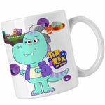 Casa si Gradina - Bucatarie si vesela - Cani si pahare - Cani si cesti - Cana Tim Rex Bunica Spatiu Dinozauri T-Rex, CoolTrend, alba, 330ml - Infinity.ro