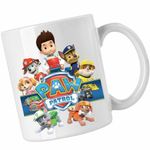 Casa si Gradina - Bucatarie si vesela - Cani si pahare - Cani si cesti - Cana Paw Patrol All Gang Patrula Catelusilor Salvamar, CoolTrend, alba, 330ml - Infinity.ro