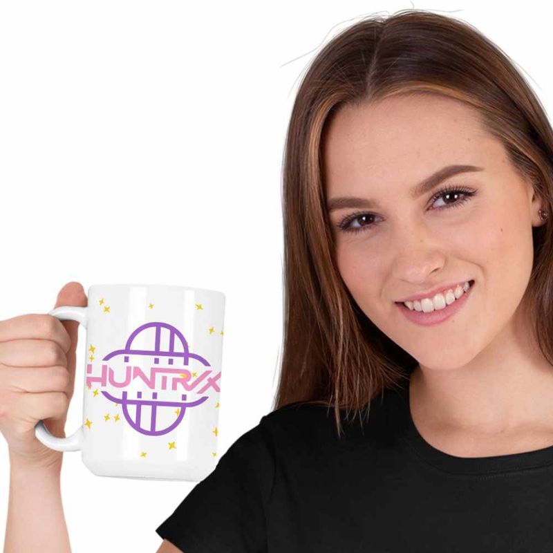 Casa si Gradina - Bucatarie si vesela - Cani si pahare - Cani si cesti - Cana Huntrix Kpop Logo CoolTrend, alba, 330ml - Infinity.ro