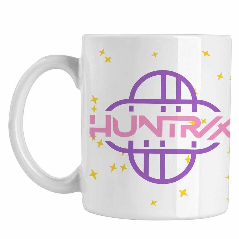 Casa si Gradina - Bucatarie si vesela - Cani si pahare - Cani si cesti - Cana Huntrix Kpop Logo CoolTrend, alba, 330ml - Infinity.ro