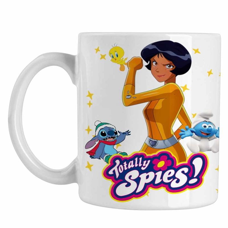 Casa si Gradina - Bucatarie si vesela - Cani si pahare - Cani si cesti - Cana Spioanele Alex Totally Spies CoolTrend, alba, 330ml - Infinity.ro