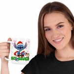 Casa si Gradina - Bucatarie si vesela - Cani si pahare - Cani si cesti - Cana Six Seven Stitch Craciun 67 CoolTrend, alba, 330ml - Infinity.ro