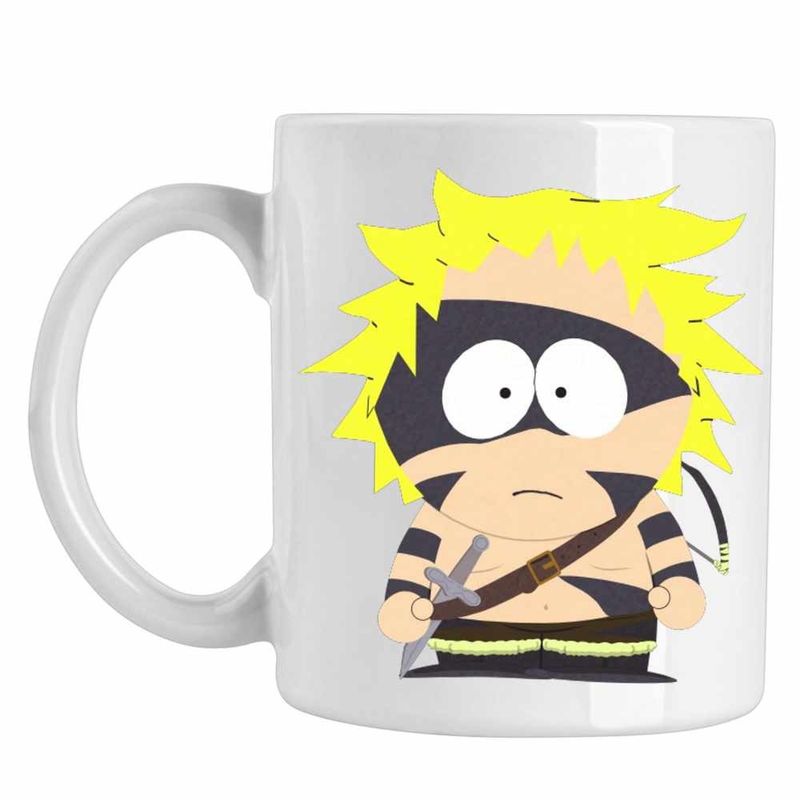 Casa si Gradina - Bucatarie si vesela - Cani si pahare - Cani si cesti - Cana South Park Tweek Tweak Barbarian, CoolTrend, alba, 330ml - Infinity.ro