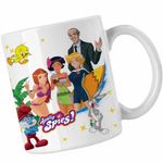 Casa si Gradina - Bucatarie si vesela - Cani si pahare - Cani si cesti - Cana Spioanele Plaja Desene Animate Agenti Misiune CoolTrend, alba, 330ml - Infinity.ro