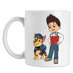 Casa si Gradina - Bucatarie si vesela - Cani si pahare - Cani si cesti - Cana Paw Patrol Ryder Chase Patrula Catelusilor, CoolTrend, alba, 330ml - Infinity.ro