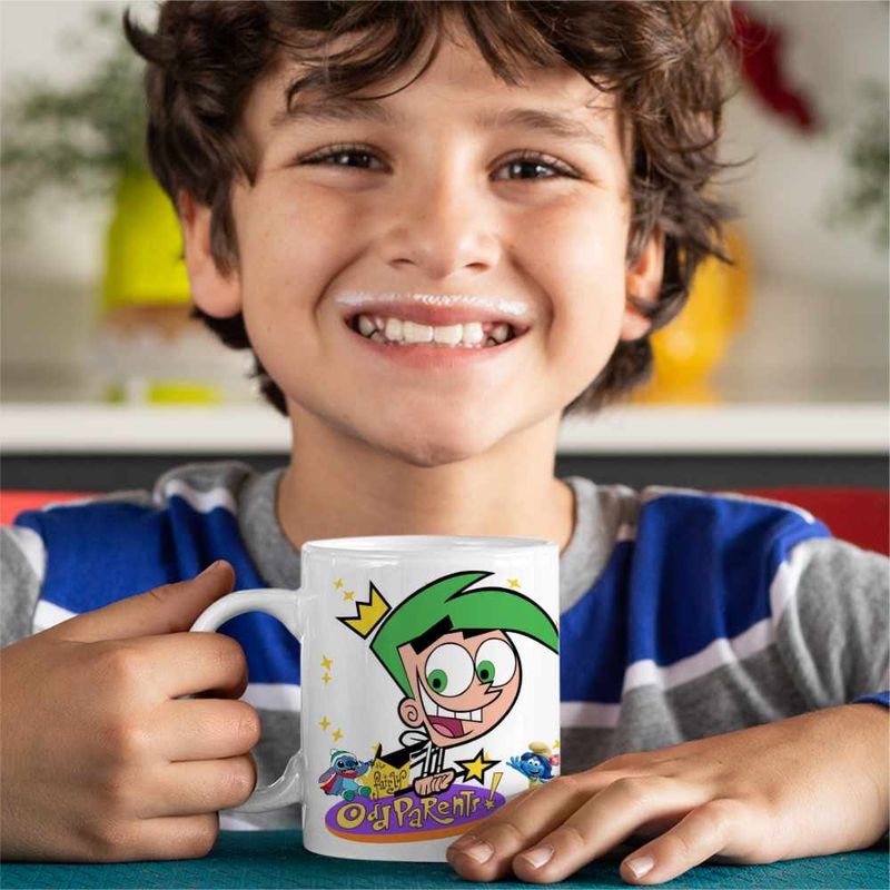 Casa si Gradina - Bucatarie si vesela - Cani si pahare - Cani si cesti - Cana Fairly Odd Parents Cosmo Julius Nasii mei Vrajitori CoolTrend, alba, 330ml - Infinity.ro