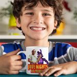 Casa si Gradina - Bucatarie si vesela - Cani si pahare - Cani si cesti - Cana Fnaf GTA5 Five Nights at Freddy Horror Halloween CoolTrend, alba, 330ml - Infinity.ro