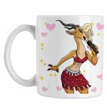 Casa si Gradina - Bucatarie si vesela - Cani si pahare - Cani si cesti - Cana Zootopia Gazelle Cantareata Zootropolis Star Vedeta CoolTrend, alba, 330ml - Infinity.ro