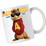 Casa si Gradina - Bucatarie si vesela - Cani si pahare - Cani si cesti - Cana Alvin Veverita Alvinnn Veveritele, CoolTrend, alba, 330ml - Infinity.ro