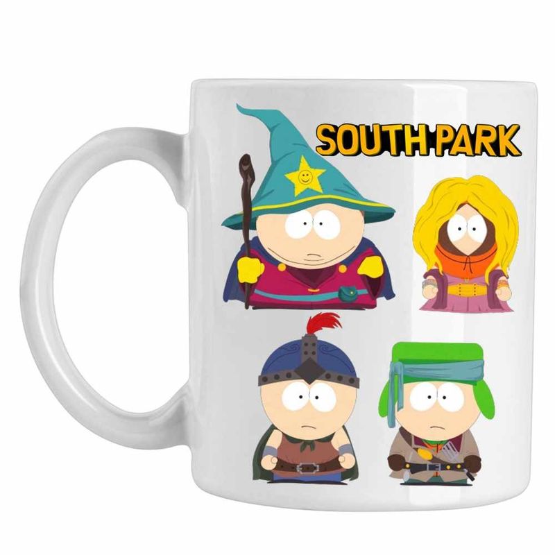 Casa si Gradina - Bucatarie si vesela - Cani si pahare - Cani si cesti - Cana South Park Fighters of the Zaron, CoolTrend, alba, 330ml - Infinity.ro