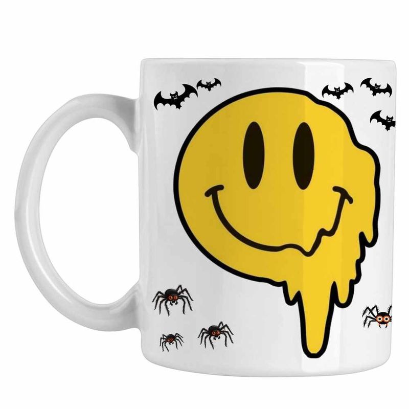 Casa si Gradina - Bucatarie si vesela - Cani si pahare - Cani si cesti - Cana Emoji Smile Topit CoolTrend, alba, 330ml - Infinity.ro