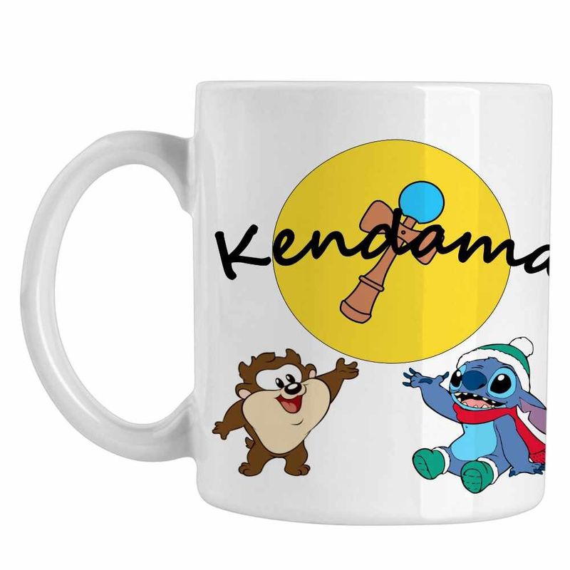 Casa si Gradina - Bucatarie si vesela - Cani si pahare - Cani si cesti - Cana Kendama Toata Ziua All Day Gaming CoolTrend, alba, 330ml - Infinity.ro