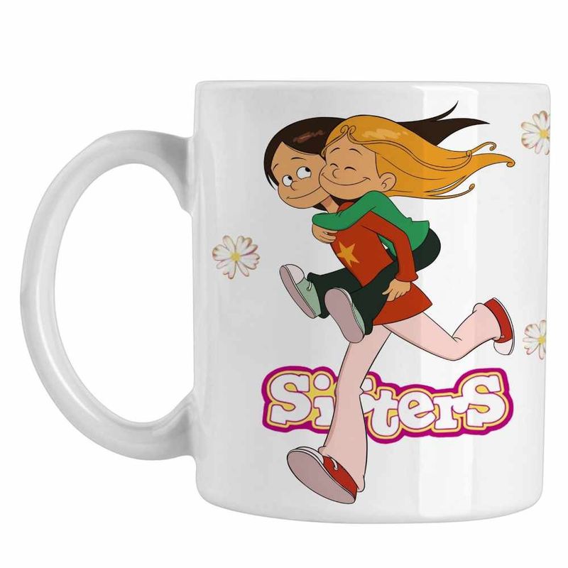 Casa si Gradina - Bucatarie si vesela - Cani si pahare - Cani si cesti - Cana Surorile Wendy Marine Les Sisters, CoolTrend, alba, 330ml - Infinity.ro