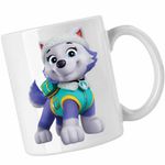 Casa si Gradina - Bucatarie si vesela - Cani si pahare - Cani si cesti - Cana Paw Patrol Everest Patrula Catelusilor Pompier, CoolTrend, alba, 330ml - Infinity.ro