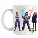 Casa si Gradina - Bucatarie si vesela - Cani si pahare - Cani si cesti - Cana Six Seven Demon Hunters 67 Kpop CoolTrend, alba, 330ml - Infinity.ro