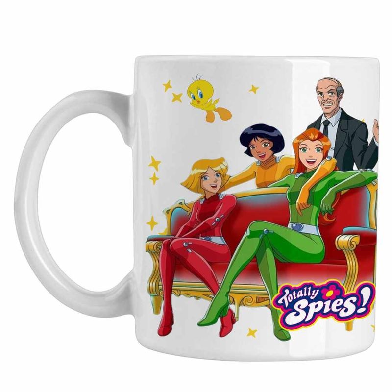 Casa si Gradina - Bucatarie si vesela - Cani si pahare - Cani si cesti - Cana Spioanele Misiune Totally Spies CoolTrend, alba, 330ml - Infinity.ro