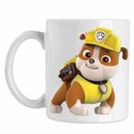 Casa si Gradina - Bucatarie si vesela - Cani si pahare - Cani si cesti - Cana Paw Patrol Rubble Patrula Catelusilor Mecanic, CoolTrend, alba, 330ml - Infinity.ro
