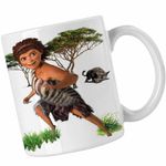 Casa si Gradina - Bucatarie si vesela - Cani si pahare - Cani si cesti - Cana The Croods Ugga Mama Familia Crood Epoca de Piatra Desene CoolTrend, alba, 330ml - Infinity.ro