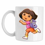 Casa si Gradina - Bucatarie si vesela - Cani si pahare - Cani si cesti - Cana Dora Exploratoarea Ghiozdan Harta Explorer, CoolTrend, alba, 330ml - Infinity.ro