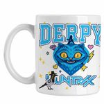 Casa si Gradina - Bucatarie si vesela - Cani si pahare - Cani si cesti - Cana Huntrix Derpy Pisica Kpop Demon Hunters CoolTrend, alba, 330ml - Infinity.ro