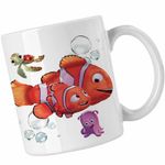 Casa si Gradina - Bucatarie si vesela - Cani si pahare - Cani si cesti - Cana Finding Nemo Ocean Marlin Peste Clovn CoolTrend, alba, 330ml - Infinity.ro